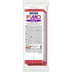 FIMO minkštas didelis blokas 350gr. Spalva vyšnių raudona