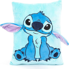 Jay Franco Disney Lilo & Stitch plīša spilvens - īpaši mīksts 3D gultas spilvens bērnistabas dekorēšanai