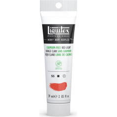 Liquitex Professional Heavy Body akrila krāsa 59 ml tūbiņa, sarkana, bez kadmija, tumši sarkana