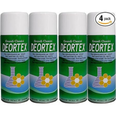 HOME PRO Deortex dezinfekcijas aerosols audumiem, telpu aromāts, gaisa atsvaidzinātājs, interjera, dezinficē drēbes, audumu aizsargus, pārtiku, drēbju skapi, 4 x 400 ml