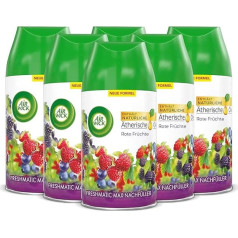 Air Wick Freshmatic Max Room Spray - Refill for Air Wick Freshmatic Max - Red Fruit Fragrance - 6 x 250ml Refills