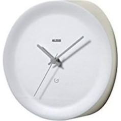 Alessi,GIA20 W,Stūra pulkstenis, AA8termoplastmasas sveķi, balts, 21 x21 cm