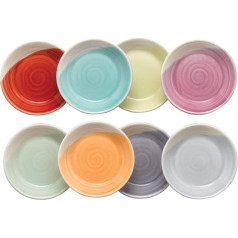 Royal Doulton 9 cm Tapas Dip Tray, 8 gabalu komplekts