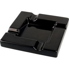 Cigarešu RRE Nascher Ceramic Black Gloss 4 plaukti H 3,5 x W 19,5 x 19,5 cm