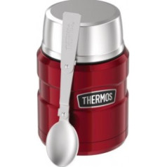 Thermoss Termoss pārtikas KING with SPOON, 0,47L  Red