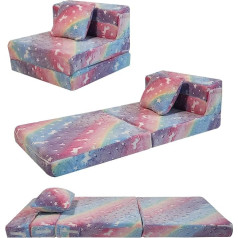 Memorecool Play Sofa, Children's Sofa, Glow Children's Sofa, Children's Folding Sofa, Flip Sofa Chair, Children's Sofa, Z Bed, Children's Sofa Foldable, Floor Bed, Folding Couch for Playroom