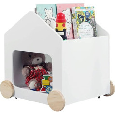 Jolie Vallée Toys & Home Labebe Kids Deluxe rotaļlietu kastes rotaļlietu organizators balts