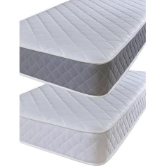 Extreme Comfort Ltd The Shorty Cooltouch Essentials 7 collu dubultais matracis, Diamond White