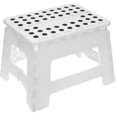 Bigbuy Home Folding Stool Step White (22 x 22 x 29 cm)