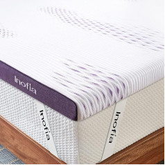 Inofia Sleep Inofia Gel Memory Foam Topper 8 cm