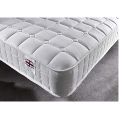 Bed Centre Aloevera Memory Foam Spring Mattress Vacuum Packed 2FT6 Small Single (76 x 190 cm)