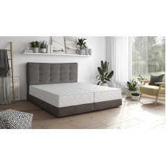 Badenia Trendline BT100 2-in-1 Duo XXL ortopēdiskais 7 zonu komforta matracis 140 x 200 cm, Oeko-Tex sertificēts, cietība 2 un 3