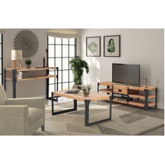 Dcraf Furniture Sets Living Room Furniture Sets Three Piece Living Room Furniture Set Solid Acacia Wood