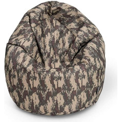 Bubibag 2-in-1 Beanbag krēsls ar pildījumu, izmērs L - XXL - var izmantot kā sēdekļa vai grīdas spilvenu - Krēsls / Krēsls / Beanbag krēsls