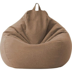 Kisbeibi Bean Bag Cover, Lazy Lounger Bean Bag uzglabāšanas krēsls ar rāvējslēdzēju bērniem un pieaugušajiem, 100x120cm