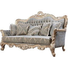 Jv Möbel Chesterfield 3 Seater Designer Sofa Luxury Upholstery Sofa Couchen Fabric Textile