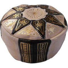 Etnico Arredo Ottomano 2209191146 Pouf Maroka Beanbag īstas ādas Arabo etniskās etniskās kājstarpes roku darbs