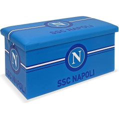 Nada Home SSC Napoli 6128 Pouf Box Footstool 76 x 38 x 38 cm ādas imitācija