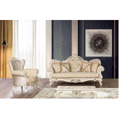 Jv Möbel Sofa Set 3 + 1 Seater Sofa Couch Sets Sofas Upholstery Fabric Textile