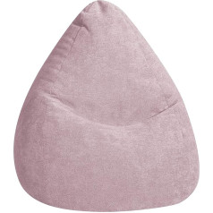 Sitting Point Alfa Bean Bag Velūrs Dusky Pink XL Aptuveni 220 L