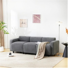 Generic Gepolstertes 3-sitzer-Sofa Mit Dekorativen Kissen – Stilvolle Und Geräumige Wohnzimmercouch Für Familie Und Freunde – Ideal Zur Aufwertung Der Inneneinrichtung In Jedem Raum