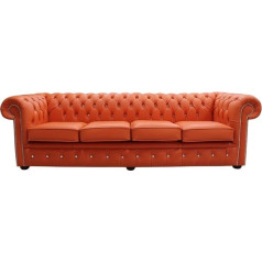 Jvmoebel XXL liels dīvāns dīvāns Chesterfield 240 cm spilvenu dīvāni 4 sēdvietas ādas tekstils #240