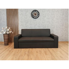 Quattro Meble Antalya 3 Seater Real Leather Sofa Extra Wide 200 cm Leather Sofa Real Leather Couch Large Choice of Colours