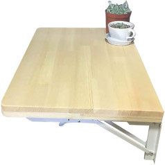 Durags Smags neliels saliekamais sienas galds Fold-Down Desk Wall Mounted Ideāls papildinājums mājas birojam / veļas mazgātavai / mājas bāram / virtuvei un ēdamistabai