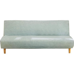 ‎Ele Eleoption ele ELEOPTION Dīvāna pārvalks bez roku balstiem, moderns apdrukas dīvāna pārvalks 3 sēdvietām bez roku balstiem Stretch Couch Cover Bez roku dīvāna gultas pārvalks izvelkamam dīvānam bez roku balstiem, 180-210 cm