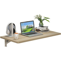 Smags neliels saliekamais sienas galds Fold-Down Desk Wall Mounted Ideāls papildinājums mājas birojam / veļas mazgātavai / mājas bāram / virtuvei un ēdamistabai