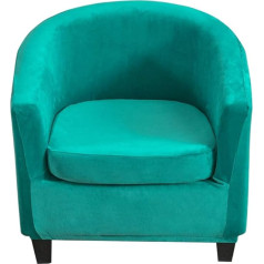 ‎Beek BEEK 4TZW Cover Stretch Velvet Protector 2 gab Krēsls Throw Cocktail Plush Slipcovers Tullsta Chair Blue, akrils, Hole Blue