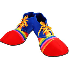 Unisex klauna kurpes Rainbow Halloween kostīmi Aksesuāri Rekvizīti Komplekti