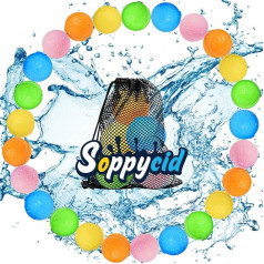 2024 SOPPYCID Reusable Water Balloons of the New Generation (25 Pack)