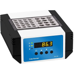 Cole-Parmer BH-250D-2-HT Dri-Block® Digitaler Blockheizkörper, Dual-Einsatz, 200 Grad C; 230 VAC