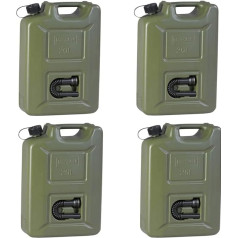 4 x Petrol Can Fuel Canisters Diesel Canisters Plastic 