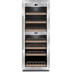 Caso Wine cooler WineComfort 380 Smart Showcase, Bottles capacity 38, Cooling type COMPRESSOR TECHNOLOGY, Silver