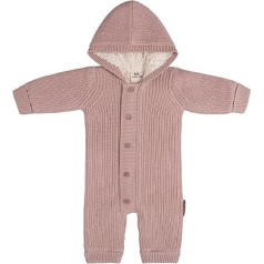 Jumpsuit Teddy Lining Soul - 100% organiskā kokvilna, tumši rozā krāsā, Baby's Only