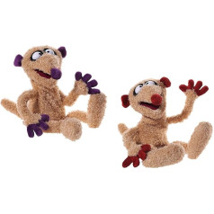 Jan & Henry 519589 Mīkstās rotaļlietas komplekts Sandman Hand Puppet Jan/Henry Brown / Red / Purple