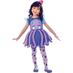 (PKT) (9903514) Child Girls Octopus Costume Dress (2-3yr)