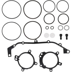 SELiLe O-Ring Dichtung Reparatursatz 32411093596 für E36 E39 E46 E53 E60 E83 M52tu M54 11361433513 11361433817 Doppelkonvex Reparaturwerkzeuge Reparatursatz O-Ring Dichtung Reparatursatz