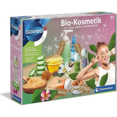 Clementoni 59188 Galileo Science - organiskā kosmētika, veidojiet paši savu skaistumkopšanu, šampūni, krēmi, ziepes un skrubji, ideāli piemēroti kā dāvana, rotaļlietas bērniem no 8 gadu vecuma.