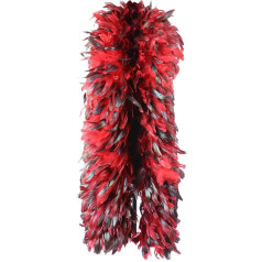 Chicken Boa Feathers Dress Accessories Clothing Luxury Fluffy Boa Shawl Carnival Festival Costume Leisure Feathers