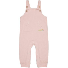 skaļi + lepni Unisex Baby Dungarees ar smalku vafeļu struktūru, GOTS sertificētas bikses