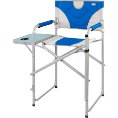 AKTIVE 52889 Kėdė iš legiruoto plieno, aliuminio, mėlyna, 13 dalių