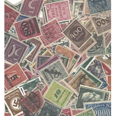 Filatēmija Zīmogu kolekcija Vācija, apzīmogota pirms 1945. gada - 300 dažādas pastmarkas.