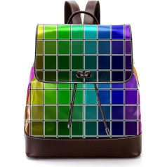 Крутой цветной узор Персонализированные школьные сумки Сумки-книжки для подростков, разноцветные, 27x12.3x32 см, Рюкзаки-рюкзаки