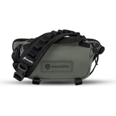 WANDRD Rogue Sling 3L Bag - Lightweight, Adjustable, Weatherproof Camera & Everyday One Strap Sling Bag (Y7-87G8-43G8), Wasatch Green, messenger bag