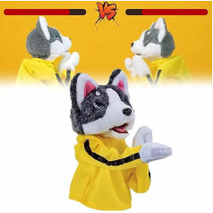 2024 New Dog Boxing Hand Puppet Toy - Feelings Family Hand Puppets,Toddler Animal Toy with Sounds and Boxing Action, Husky Hand Puppets Toys for Birthday Gifts, Family Games (1PCS)