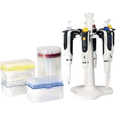 neoLab BN-2663 Transfer Pette S Starter Kit mikropipetes, TFP S, DE-M, CE-IVD, 2,5, 10, 100 μl, mainīgs tips, 3 gab. iepakojumā