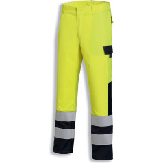 Uvex High-Vis 3299 Vīriešu darba bikses - Dzeltenas Hi-Vis Cargo bikses